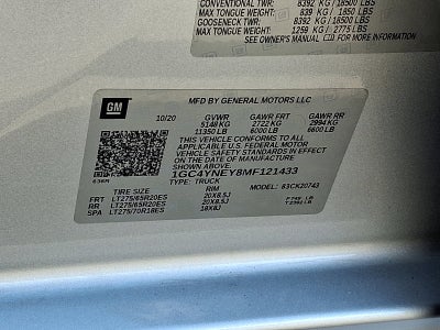 2021 Chevrolet Silverado 2500 HD LT