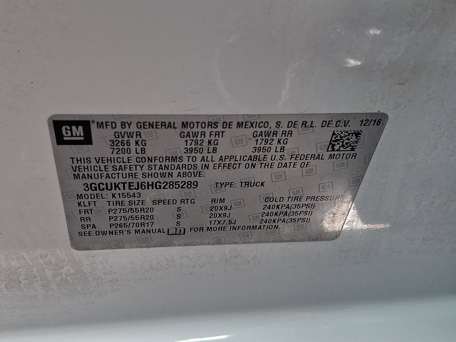 2017 Chevrolet Silverado 1500 High Country