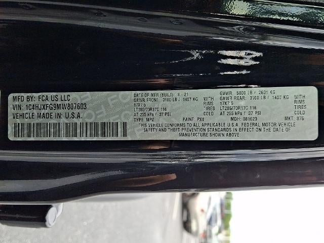 2021 Jeep Wrangler Unlimited Rubicon 4x4