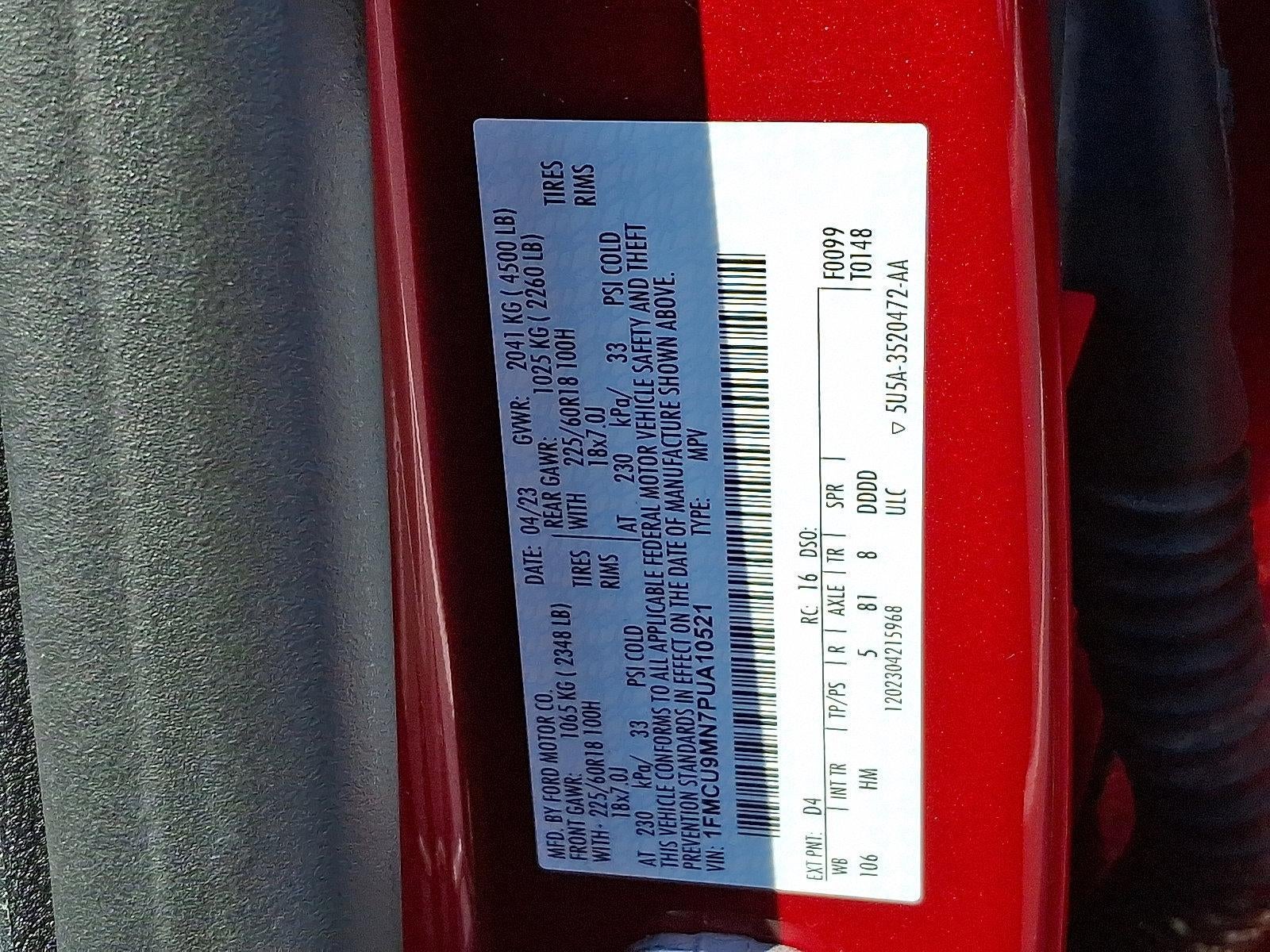 2023 Ford Escape ST-Line AWD