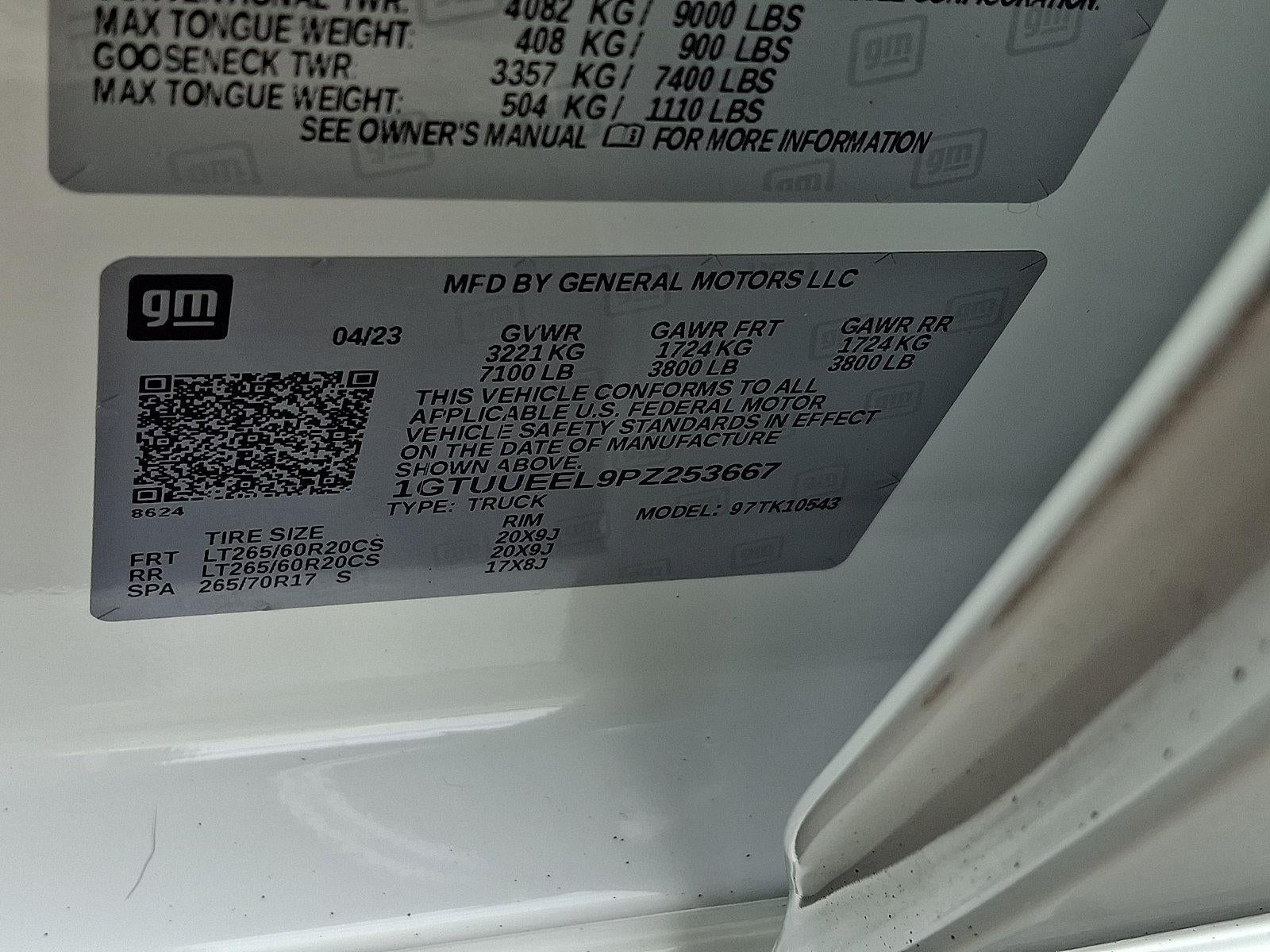 2023 GMC Sierra 1500 Crew Cab Short Box 4-Wheel Drive AT4