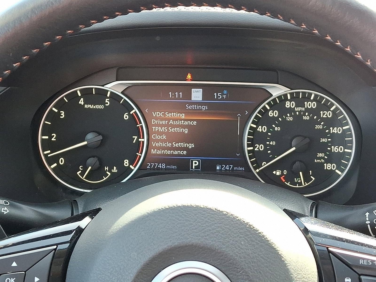 2023 Nissan Altima 2.0 SR Sedan