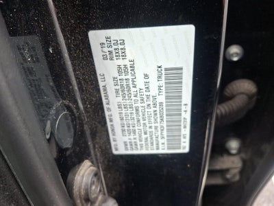 2019 Honda Ridgeline RTL-E AWD