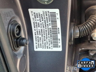 2017 Honda Civic Sedan EX-T CVT