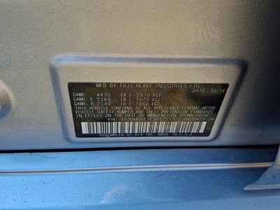 2014 Subaru Legacy 2.5i Automatic