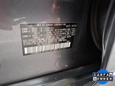 2020 Subaru Outback Limited XT CVT