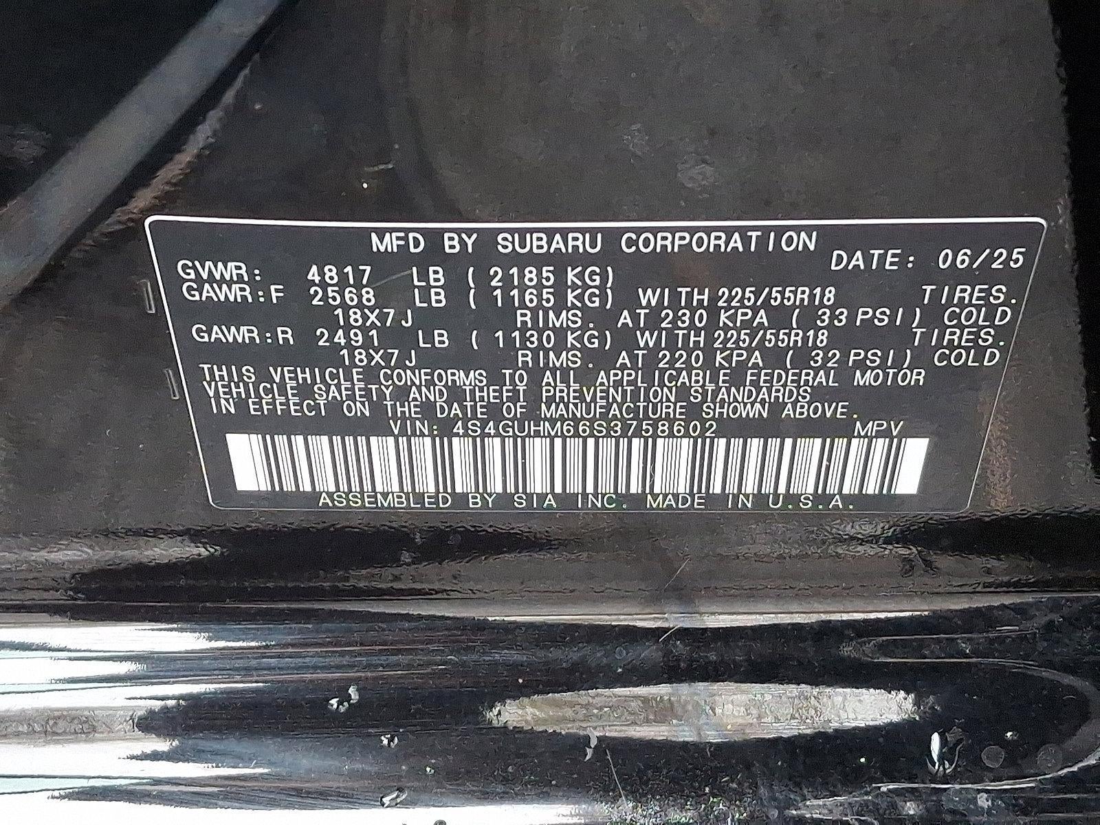 2025 Subaru Crosstrek Limited AWD