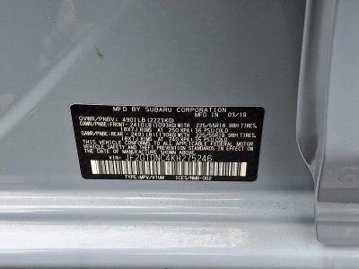 2019 Subaru Crosstrek Hybrid CVT