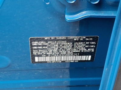 2025 Subaru Forester Wilderness CVT