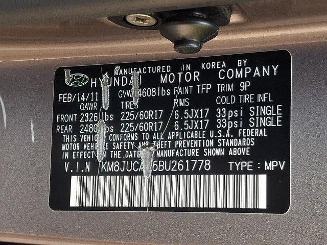 2011 Hyundai TUCSON AWD 4Dr Auto GLS