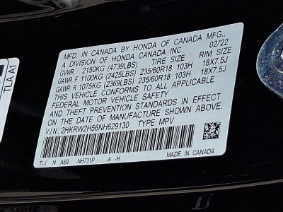 2022 Honda CR-V EX AWD