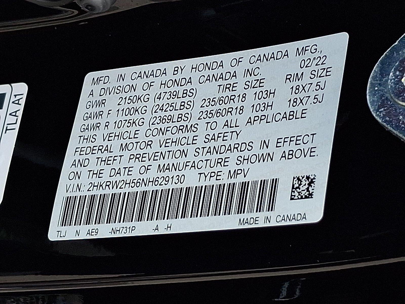 2022 Honda CR-V EX AWD