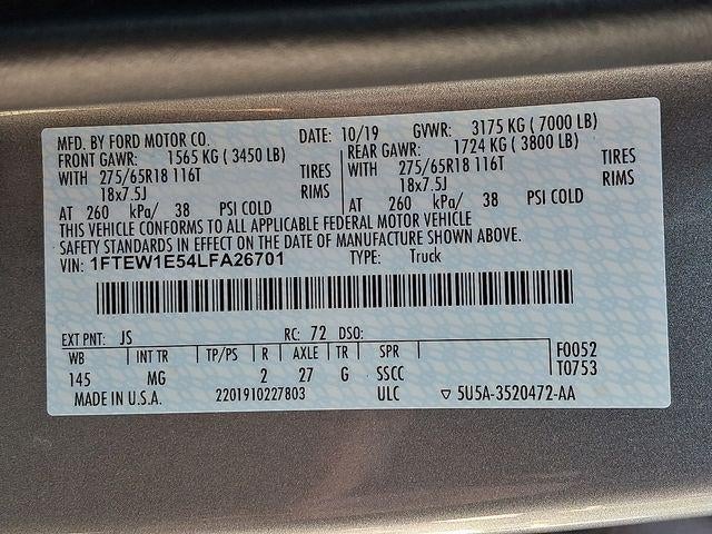 2020 Ford F-150 XLT 4WD SuperCrew 5.5' Box