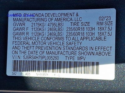 2023 Honda CR-V EX-L AWD w/o BSI