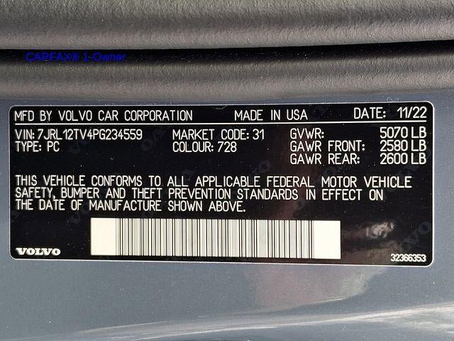 2023 Volvo S60 B5 AWD Core Dark Theme