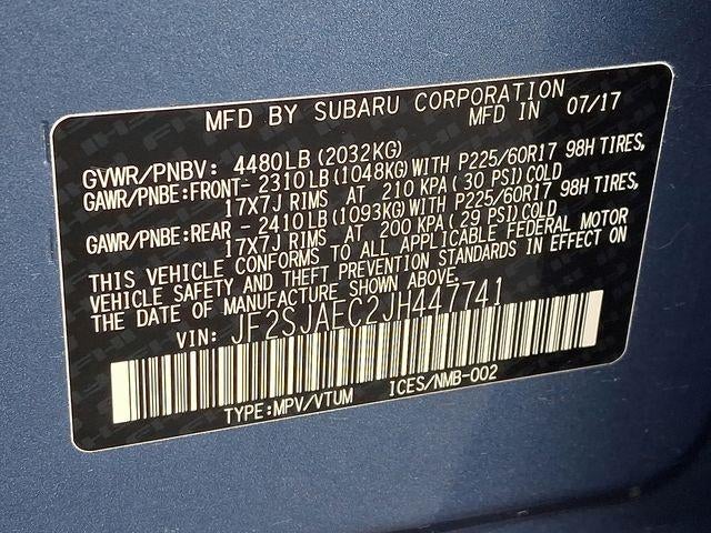 2018 Subaru Forester 2.5i Premium CVT