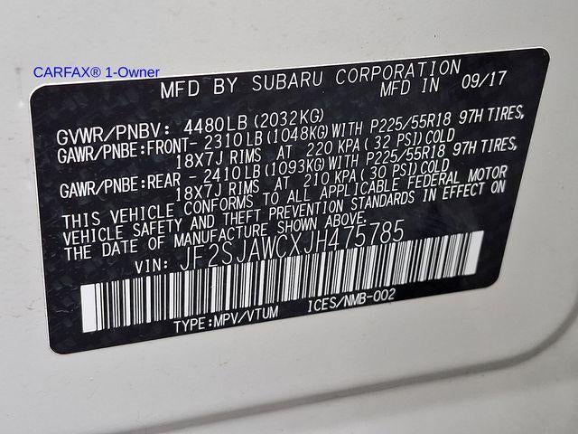 2018 Subaru Forester 2.5i Touring CVT