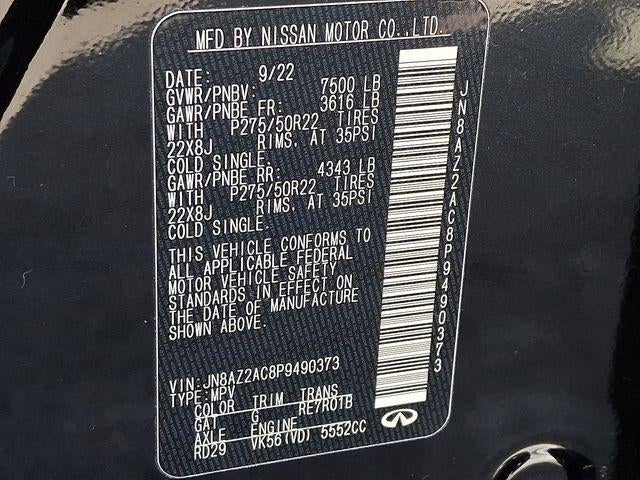 2023 INFINITI QX80 PREMIUM SELECT AWD