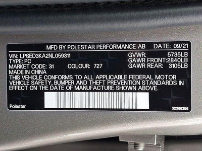 2022 Polestar 2 Long Range Dual Motor