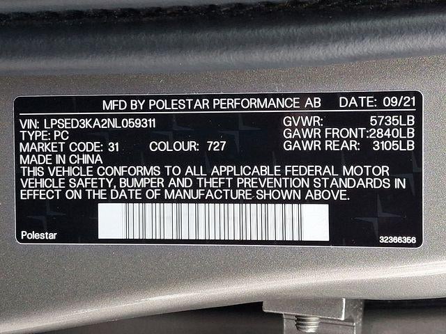 2022 Polestar 2 Long Range Dual Motor