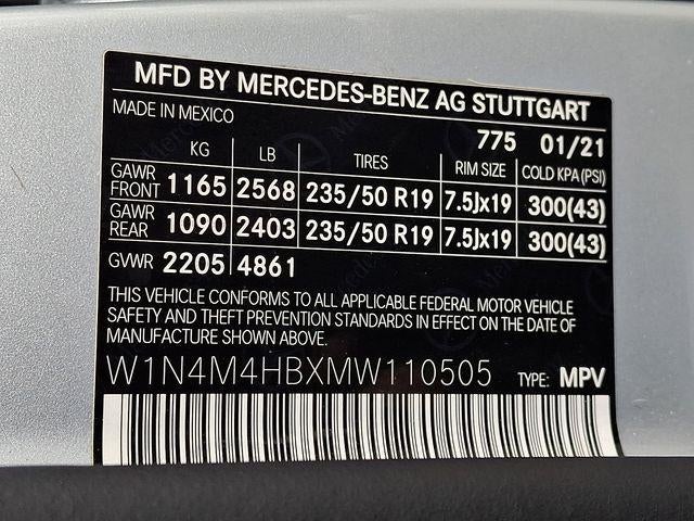 2021 Mercedes-Benz GLB GLB 250 4MATIC® SUV