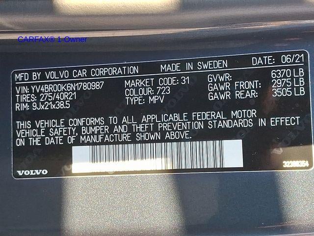 2022 Volvo XC90 Recharge Plug-In Hybrid T8 eAWD PHEV Inscription Expression 6P