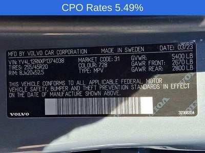 2023 Volvo XC60 B5 AWD Plus Bright Theme