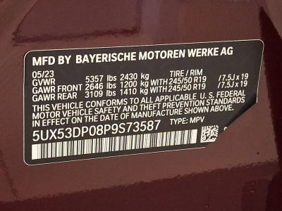 2023 BMW X3 xDrive30i Sports Activity Vehicle