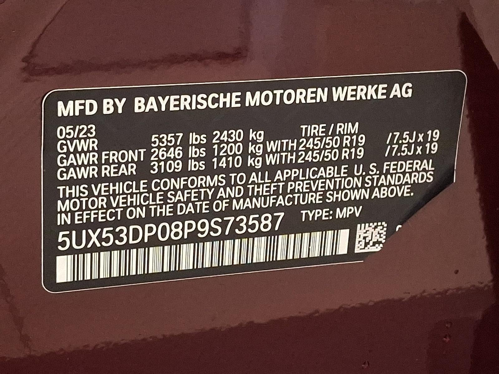 2023 BMW X3 xDrive30i Sports Activity Vehicle