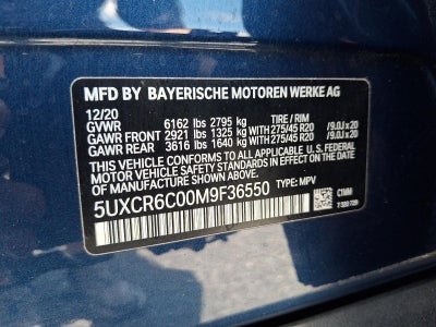 2021 BMW X5 xDrive40i Sports Activity Vehicle