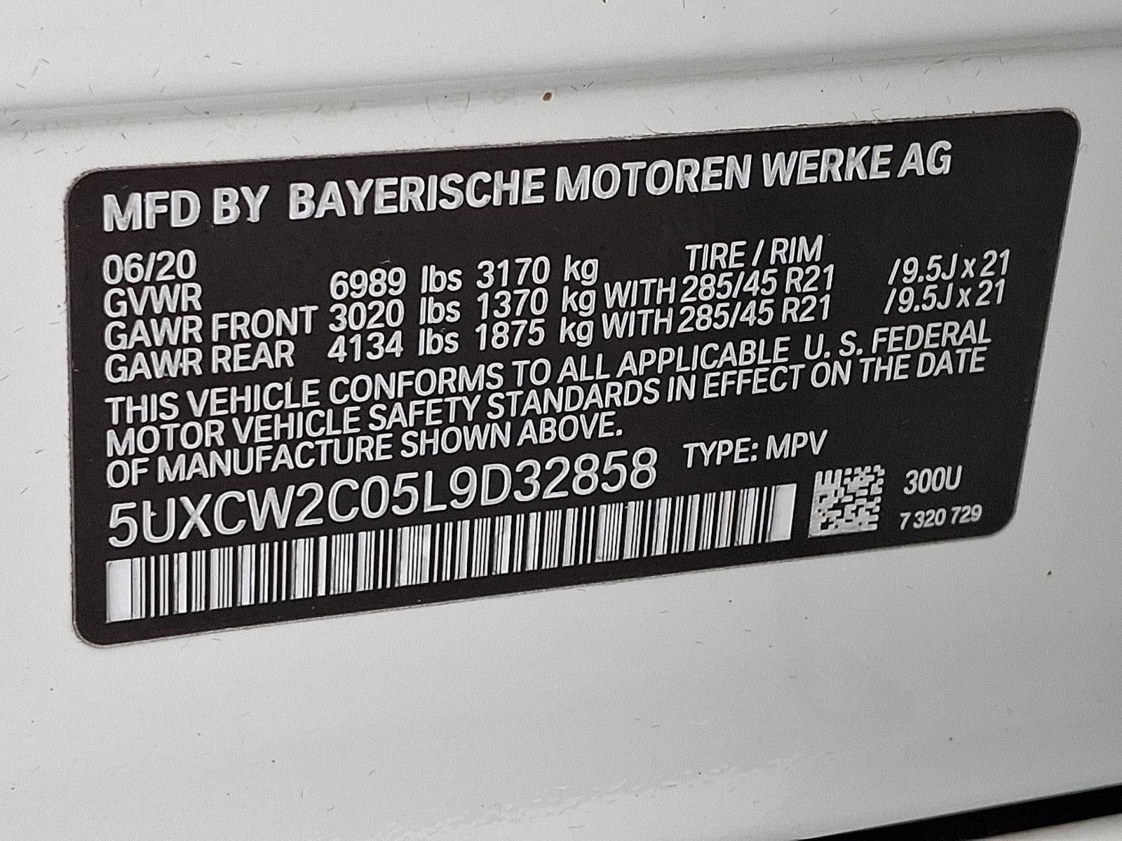 2020 BMW X7 xDrive40i Sports Activity Vehicle