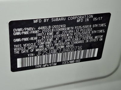 2018 Subaru Forester 2.5i Touring CVT