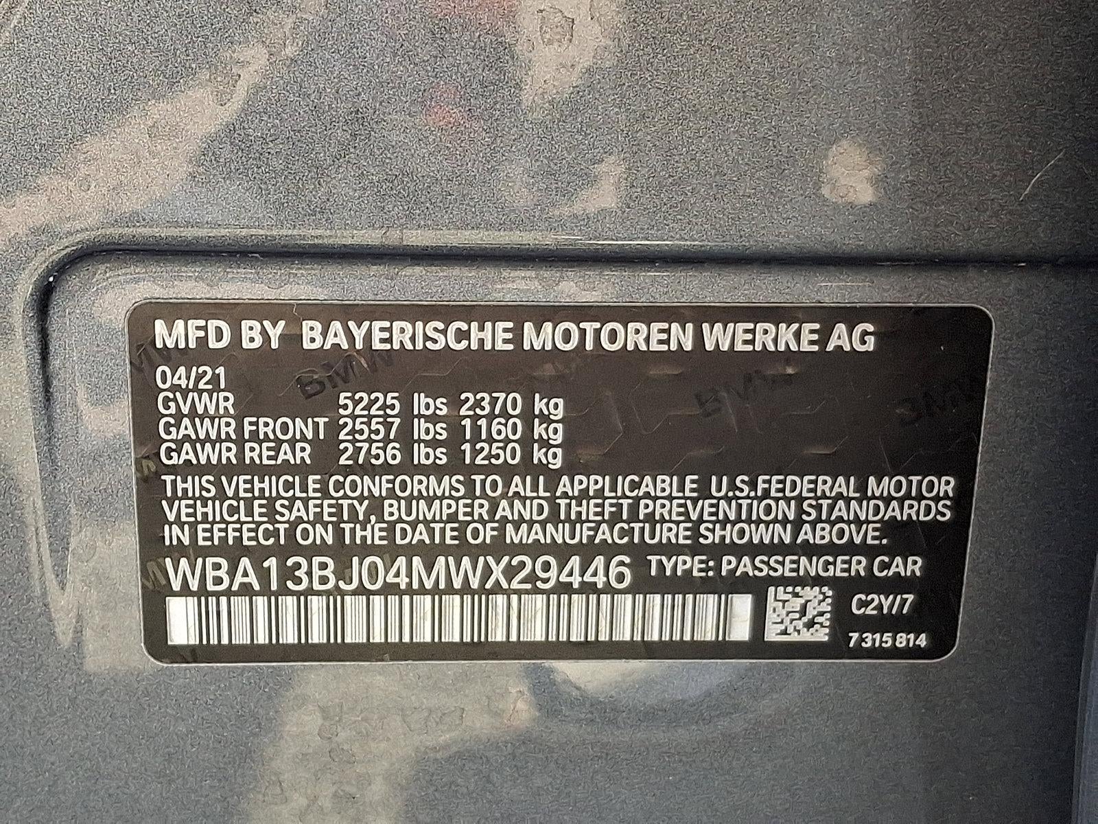 2021 BMW 530i xDrive Sedan