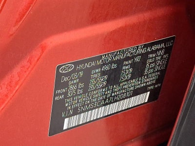 2020 Hyundai SANTA FE SEL 2.0T Auto AWD