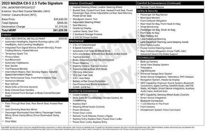 2023 Mazda Mazda CX-5 2.5 Turbo Signature AWD