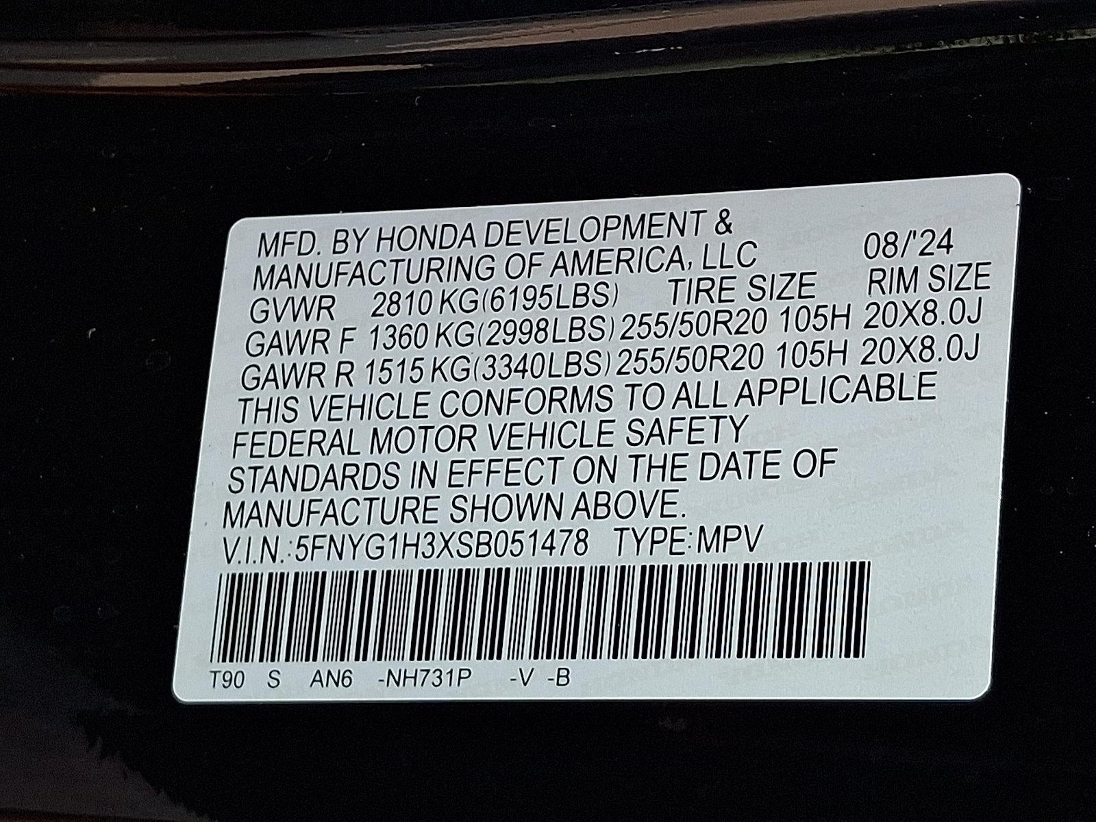 2025 Honda Pilot Sport AWD