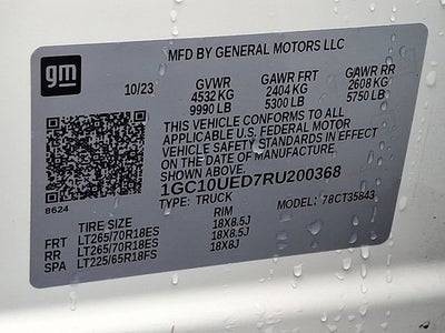 2024 Chevrolet Silverado EV Work Truck