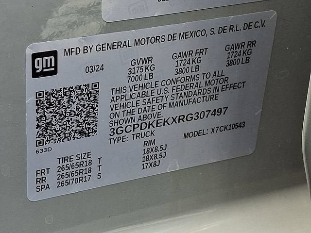 2024 Chevrolet Silverado 1500 LT (2FL)
