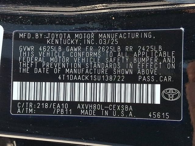 2025 Toyota Camry LE