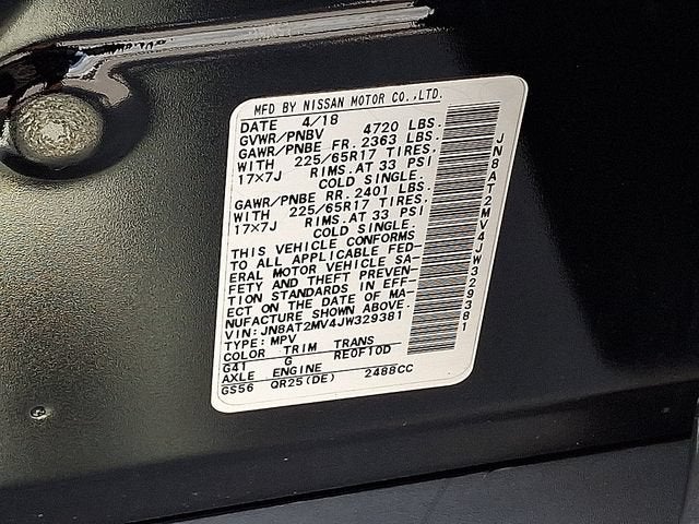2018 Nissan Rogue SV