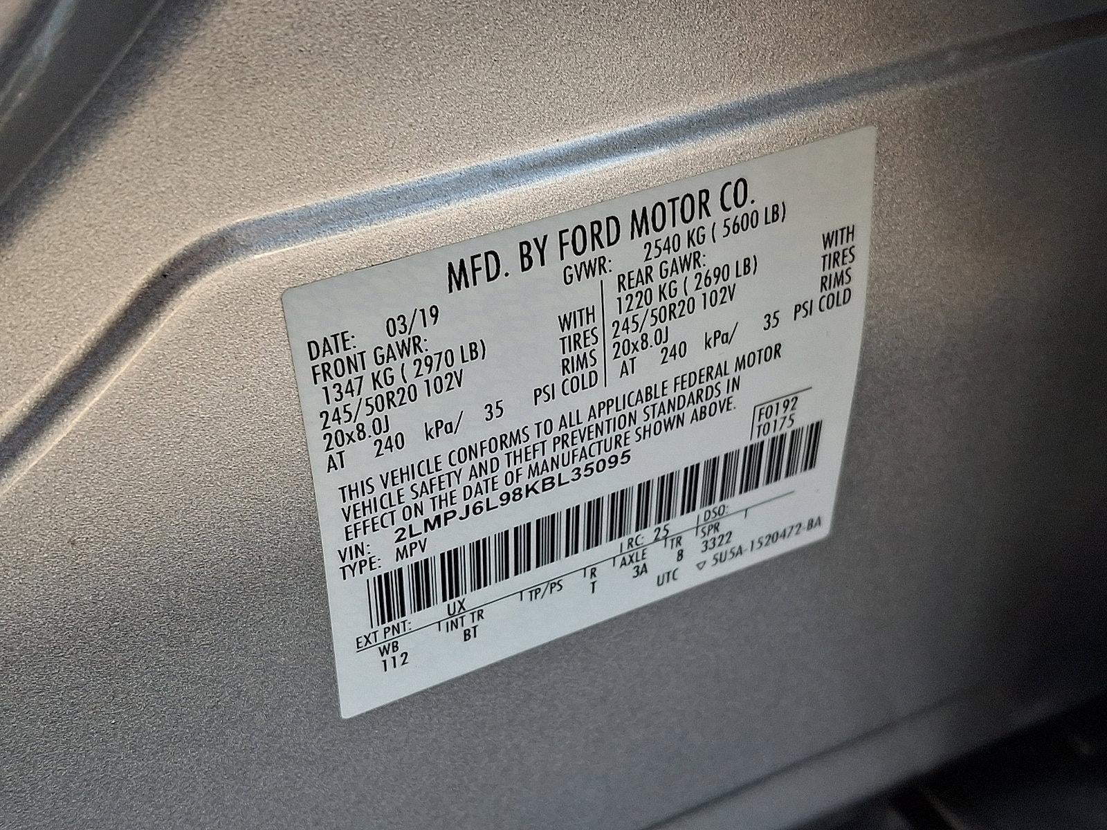 2019 Lincoln Nautilus Reserve FWD