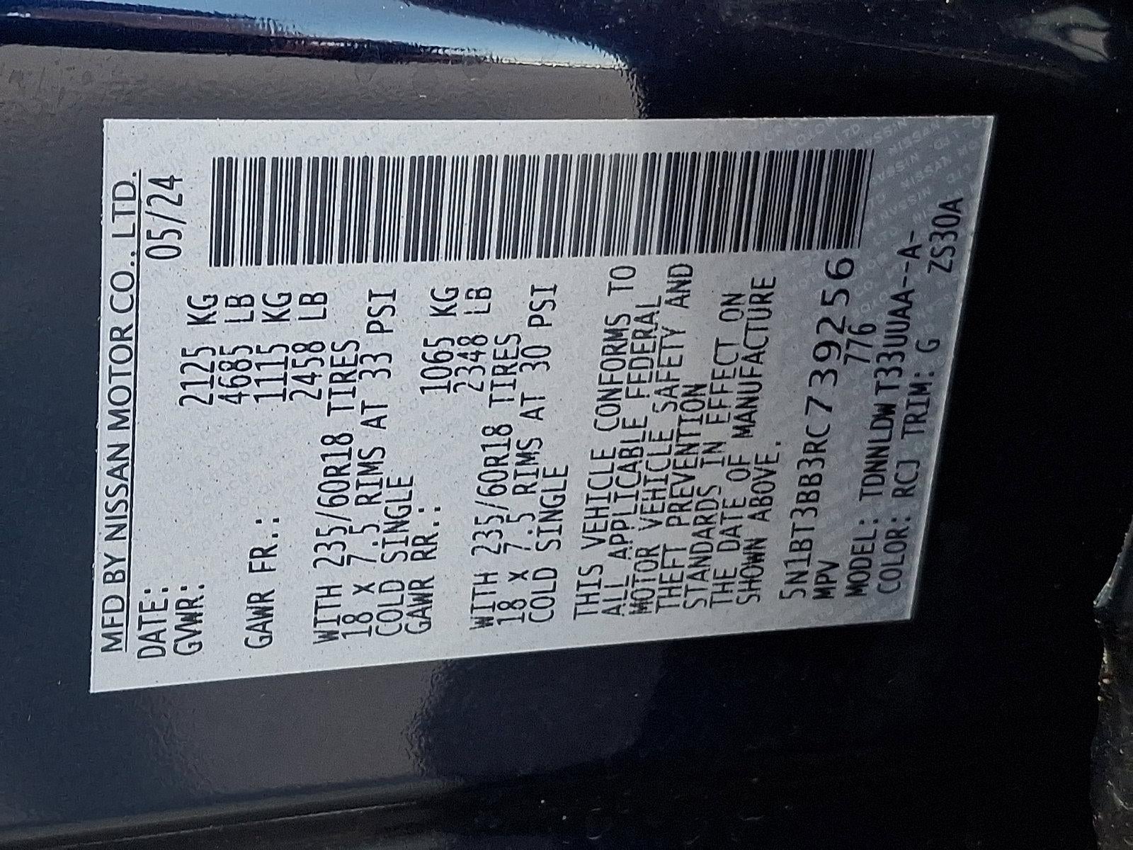 2024 Nissan Rogue AWD SV