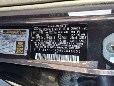 2019 Kia Sorento EX V6 AWD