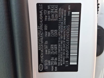 2027 Hyundai SANTA FE SEL AWD