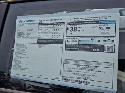 2026 Hyundai TUCSON HYBRID Blue