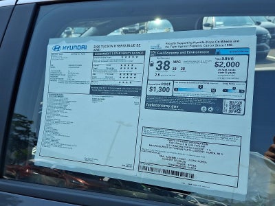 2026 Hyundai TUCSON HYBRID Blue