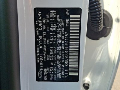 2026 Hyundai TUCSON HYBRID SEL AWD