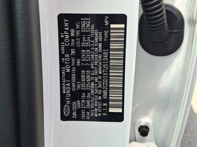 2026 Hyundai TUCSON HYBRID SEL Convenience