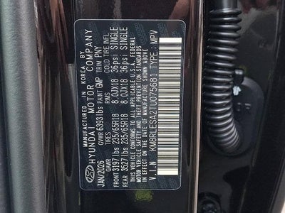 2026 Hyundai PALISADE HYBRID SEL 7P