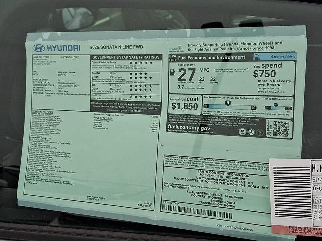 2026 Hyundai SONATA N Line